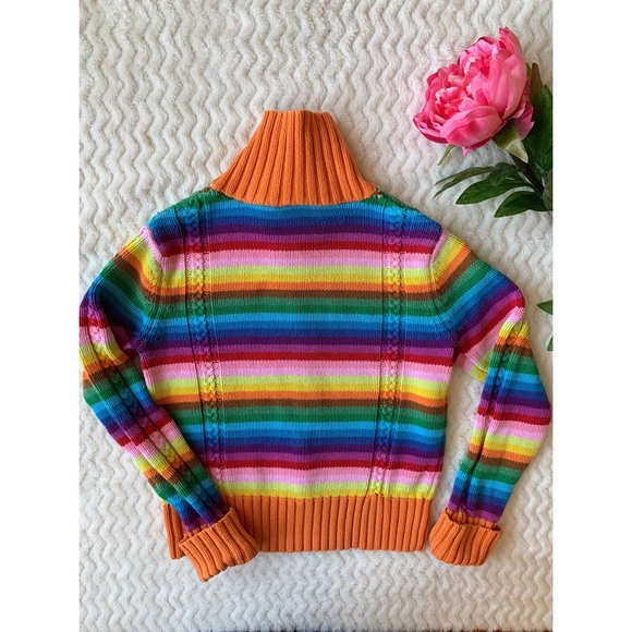 Gap Kids Colorful Sweater Size 8 - Picture 3 of 5